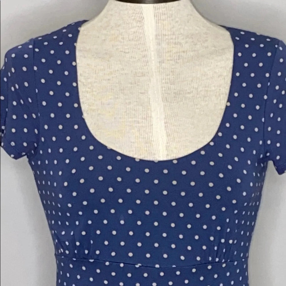 Boden Aubrey Polka Dot Viscose Dress - Size 4L - Picture 2 of 6